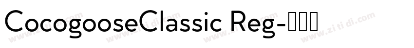 CocogooseClassic Reg字体转换